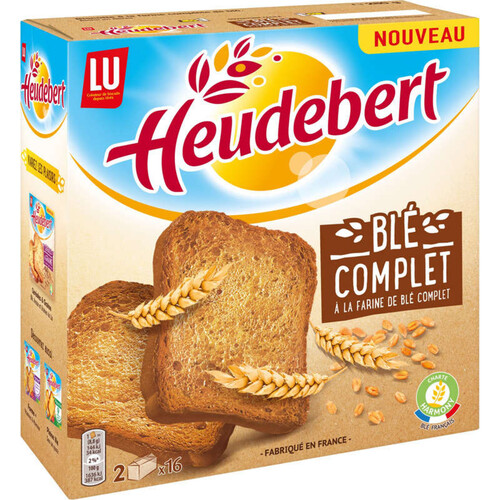 Lu Heudebert Biscottes Blé Complet 280g