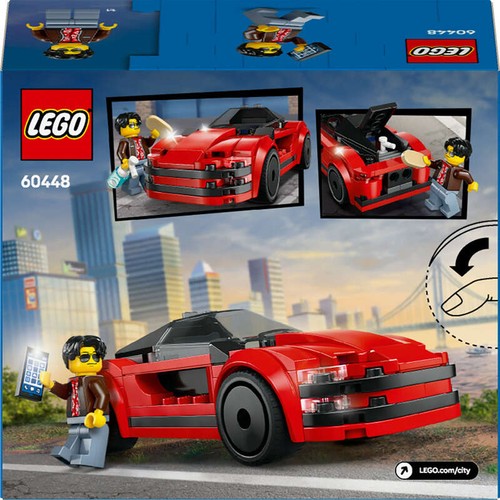 LEGO City la Voiture de Sport Rouge - Set de supercar 5+