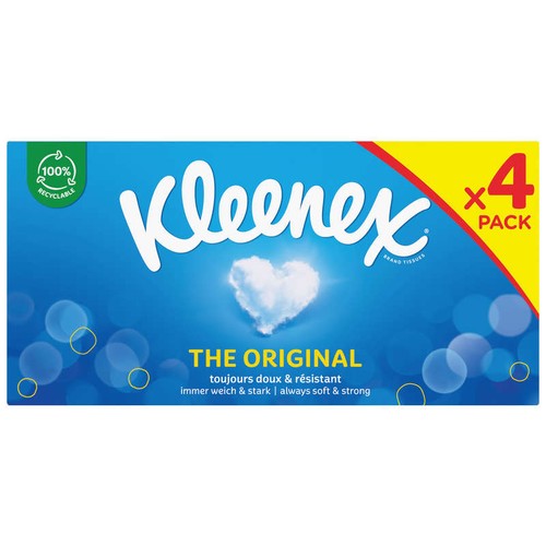 Kleenex mouchoirs boîte The Original Lot 4x72