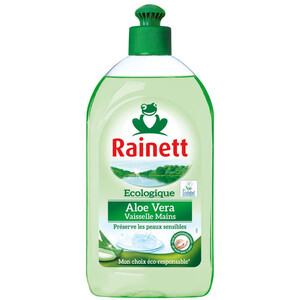 Rainett Liquide Vaisselle Peaux sensibles Aloe Vera 500 ml..