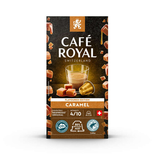Café Royal Capsules De Café Caramel, Intensity 4/10 50G