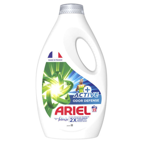 Ariel lessive Liquide Active + 990ml