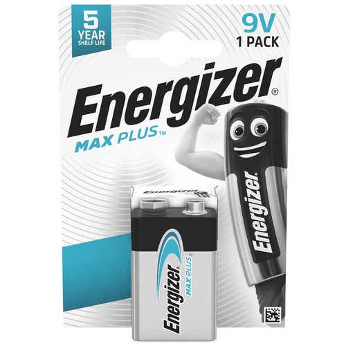 Energizer Pile 9V Max Plus