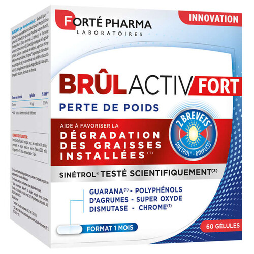 [Para] Forté PharmaBrûlactiv Fort Perte de Poids 60 Gélules