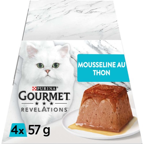 Purina Gourmet Révélations Mousseline Au Thon 4x57g