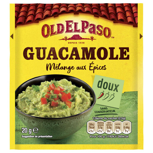 Old El Paso Mélange Aux Epices  pour guacamole 20g