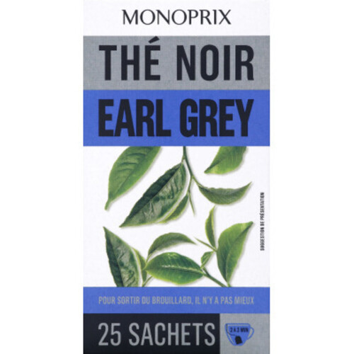 Monoprix Thé Earl Grey 25 Sachets 45G