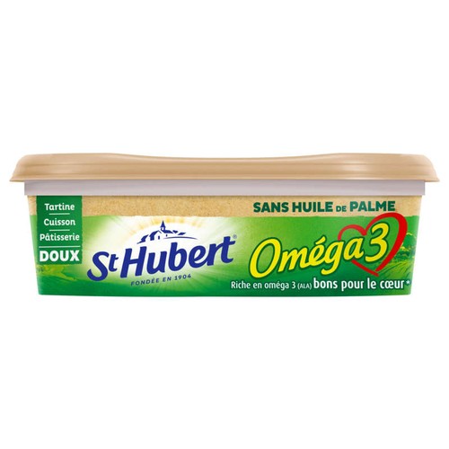 St Hubert Oméga 3 Margarine Doux Sans Huile de Palme 250g