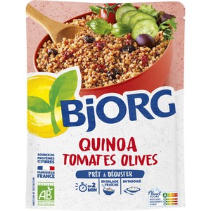 Bjorg Quinoa, tomates & olives, Bio 250g
