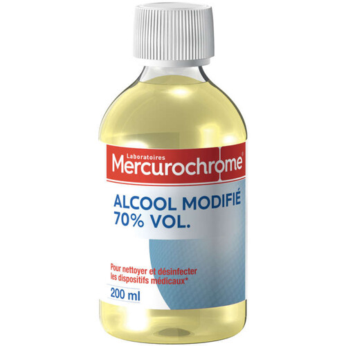 Mercurochrome Alcool modifié 70% vol 200ml