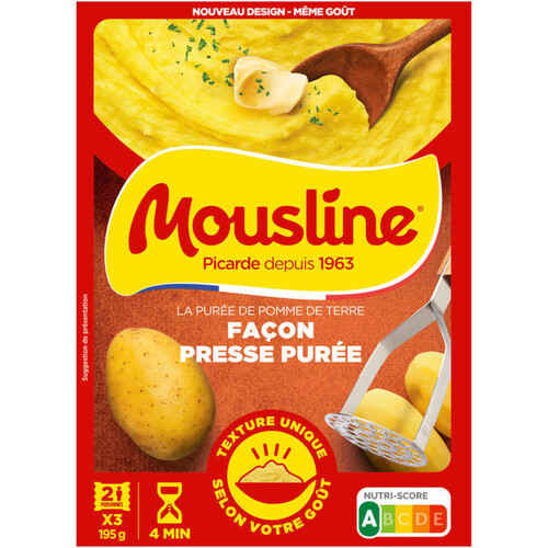 Mousline Maggi Purée Façon Presse-Purée 195g