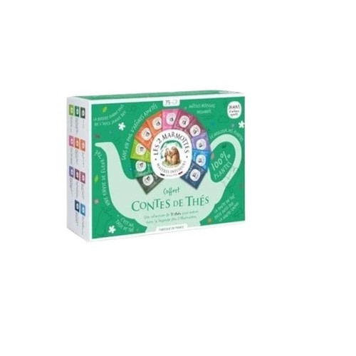 Les 2 Marmottes Coffret Contes de Thés x75 sachets 114g