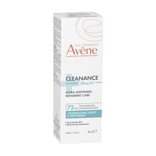 [Para] Eau Thermale Avène Cleanance  HYDRA Crème apaisante peaux desséchées et irritées par traitements 40ml