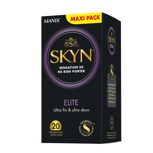 Manix Skyn Preservatifs Sans Latex Skyn Elite X20