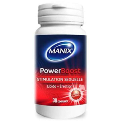 Manix Power Boost Stimulant Sexuel 100% Naturel X30