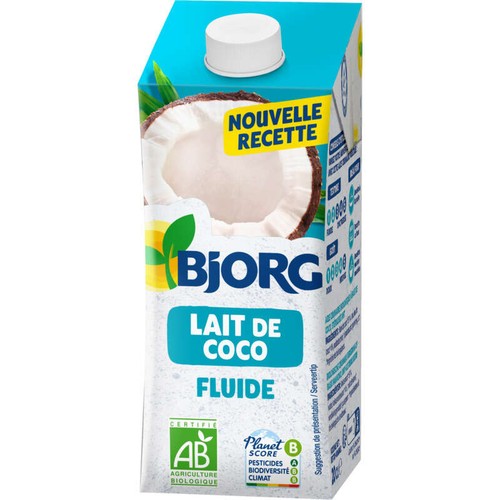 Bjorg Lait de coco fluide Bio 200ml