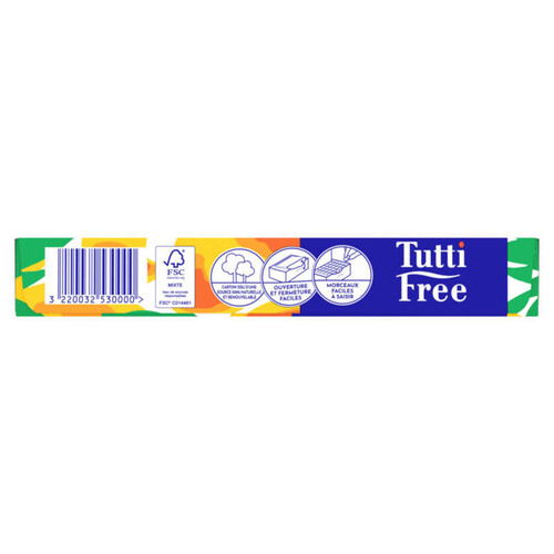 Tutti Free édulcorant bruns en morceaux le pack de 290g