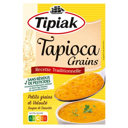 Tipiak Topioca Grains Recette Traditionnelle 300g