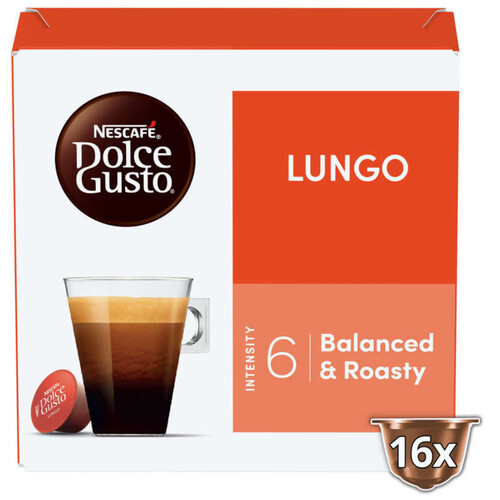 Nescafé dolce Gusto Lungo Café intensity 6x 16 capsules