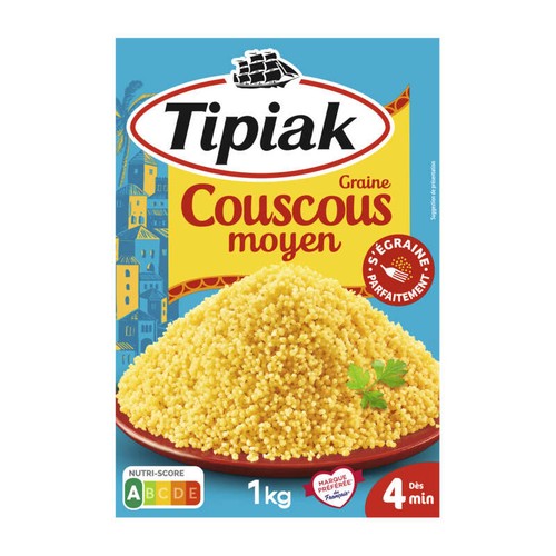Tipiak Couscous Moyen 1kg