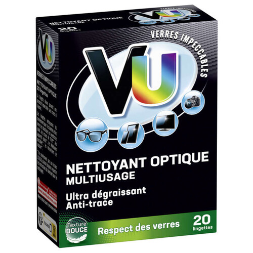 Vu Nettoyant Optique Multi-Usage Ultra Dégraissant Anti-Trace *20