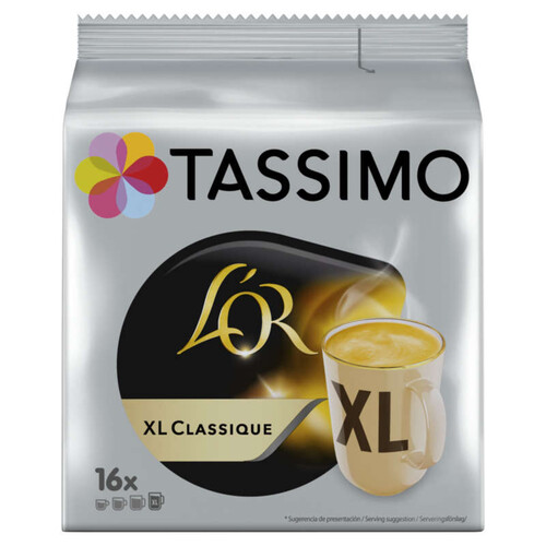 Tassimo Café L'OR XL Classique x16 dosettes 136g