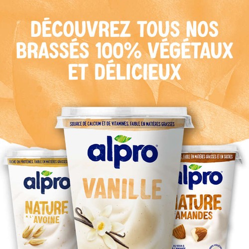 Alpro Dessert Végétal Vanille Soja 500g