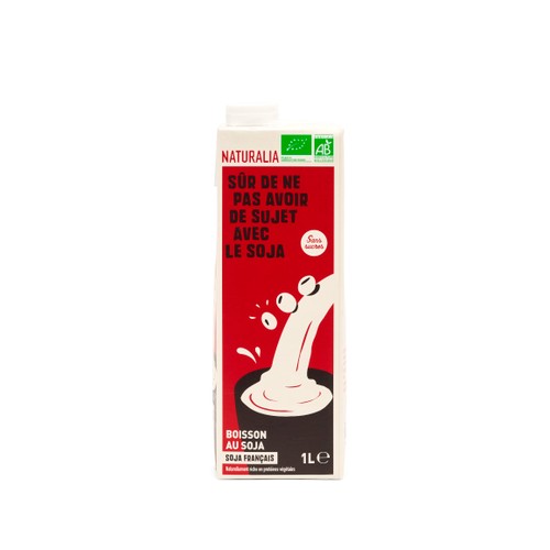 Naturalia Boisson soja sans sucre ajouté 1L