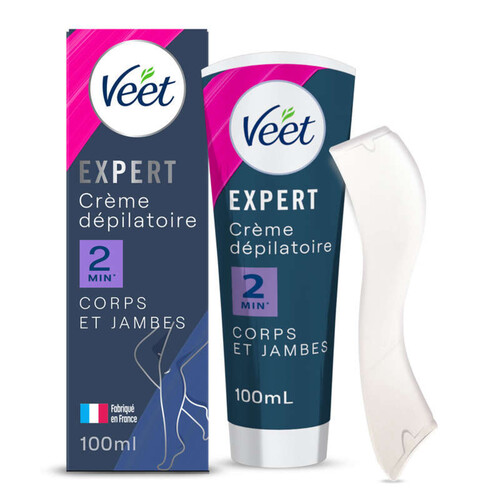 Veet Expert Crème dépilatoire Corps Peaux sensibles 100ml