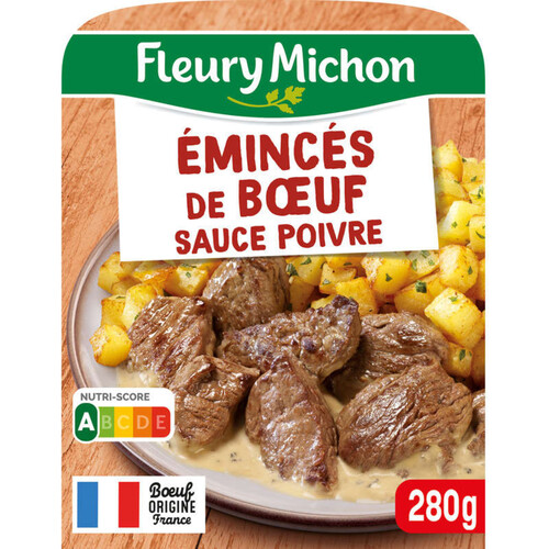 Fleury Michon Emincés de Bœuf Pommes de Terre Sauce Poivre 280g