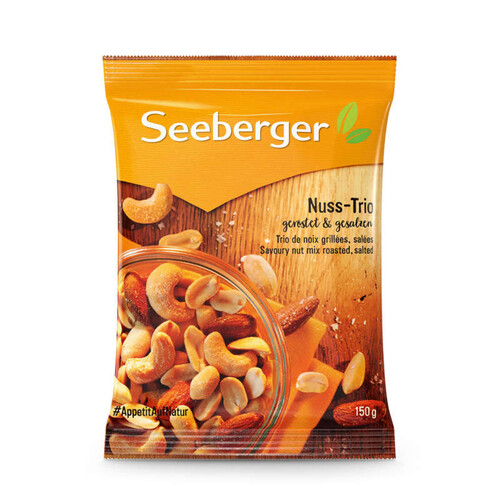 Seeberger trio de noix grillés salées 150g