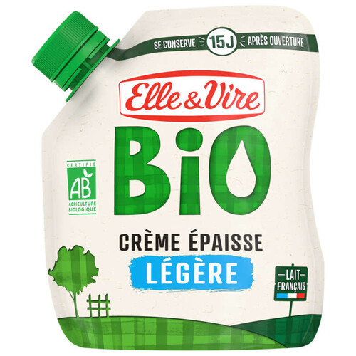 Elle & Vire Crème légère épaisse Bio 328g