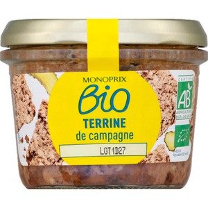 Monoprix Bio Terrine De Campagne 180g