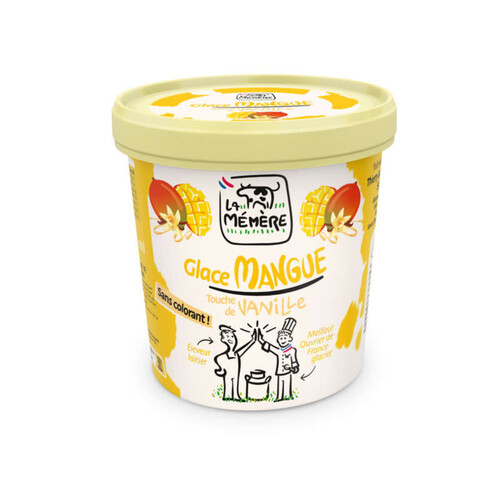 La Mémère Glace Bio Mangue Touche de Vanille 400g