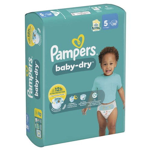 Pampers Baby-Dry Taille 5 , 36 Couches - Puériculture & Eveil
