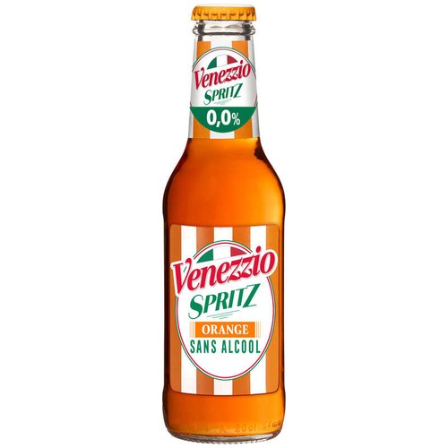 Venezzio Spritz Cocktail Pétillant Orange Sans Alcool 4x20cl