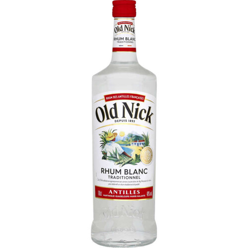 Old Nick Rhum Blanc 40° Martinique 100Cl