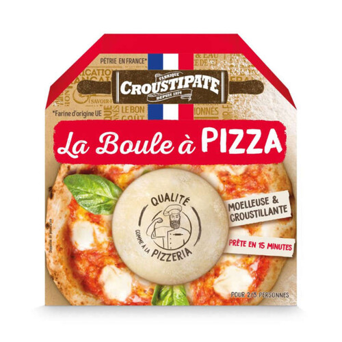 Croustipate La Boule à Pizza Moelleuse & Croustillante 300g