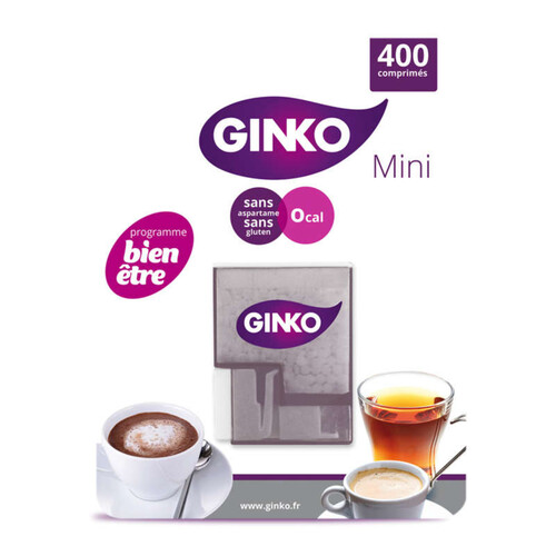 Ginko Mini Sweets Édulcorant 400 Comprimés