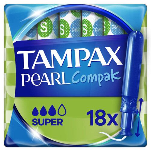Tampax Compak Pearl Super X18