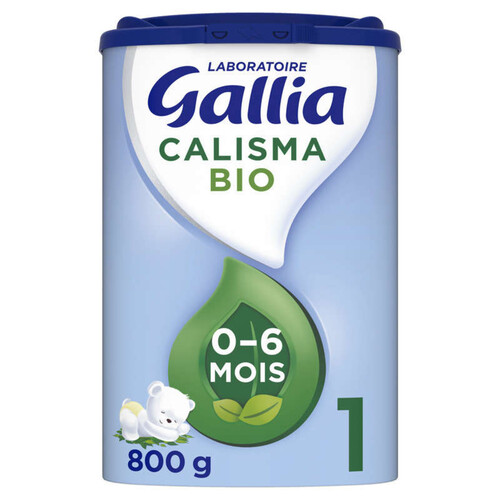 Gallia Lait en poudre 1er âge De 0 À 6 Mois, Bio 800g