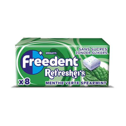 Freedent Refresh menthe verte 18g