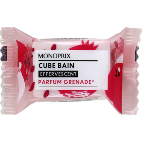 Monoprix Cube De Bain Grenade 18g