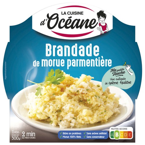 La Cuisine D'Océane Brandade De Morue Parmentière 300g