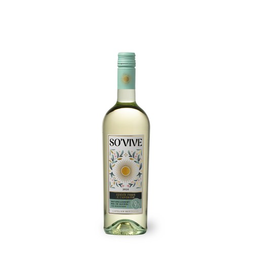 So’Vive  Vin Blanc Bas en Alcool Bio 2024 75cl