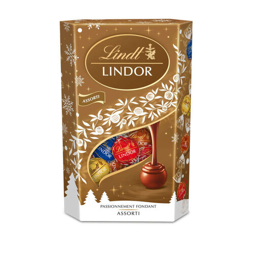 Lindt Lindor Assortiment Chocolats Fourrés Fondant 337g