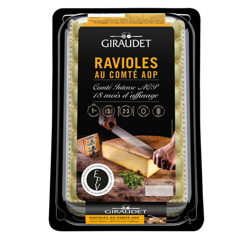 Giraudet Barquette de ravioles au comte aop 280g giraudet