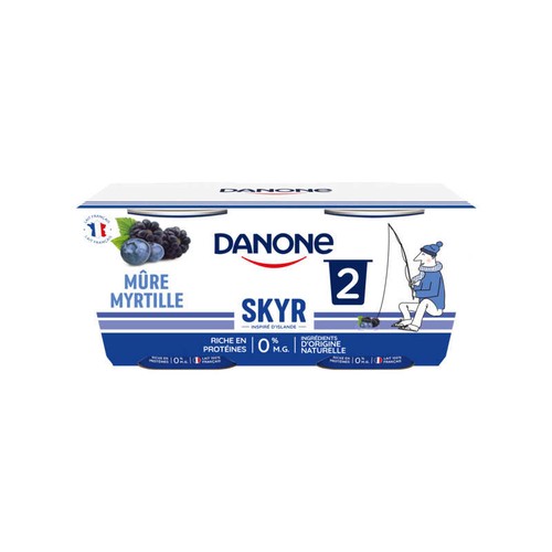 Danone Skyr Mûre myrtille 2x145g