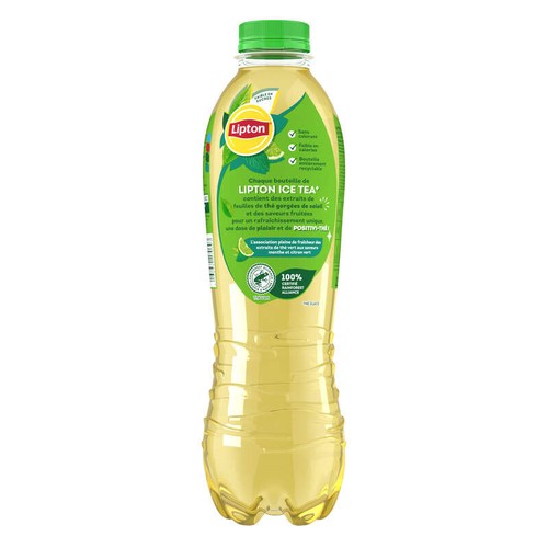 Lipton Ice Tea Thé Glacé Saveur Citron Vert Et Menthe 1,25L