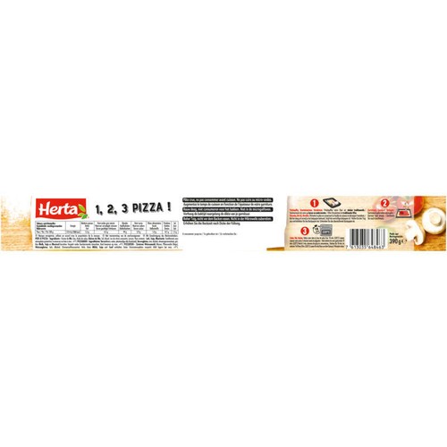 Herta Pâte à Pizza fine et rectangulaire 390g